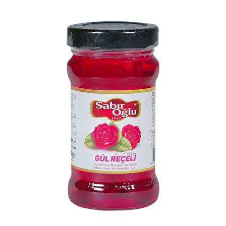 SABIROĞLU GÜL REÇELİ NET 360 GR KAVANOZ