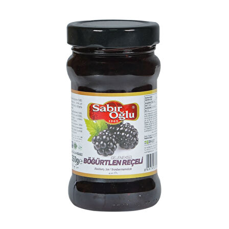 SABIROĞLU BÖĞÜRTLEN REÇELİ NET 360 GR KAVANOZ