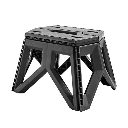 Küçük Tank Portatif Katlanabilir Plastik Kamp ve Piknik Tabure 29×20×24 cm