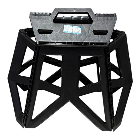 Küçük Tank Portatif Katlanabilir Plastik Kamp ve Piknik Tabure 29×20×24 cm