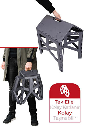Katlanabilir Pratik Kamp Seti 1 Adet Piknik Masası + 4 Adet Katlanır Tabure