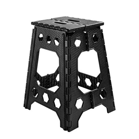 Portatif Plastik Katlanabilir Tabure 23 × 27 × 46 cm 