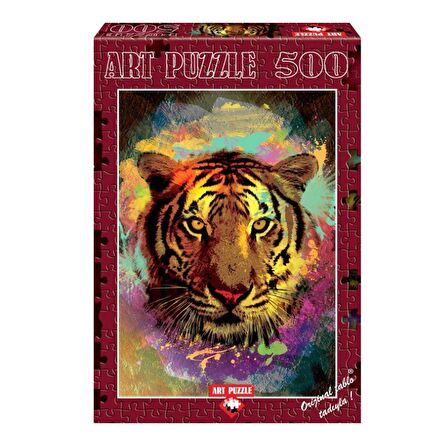 Art Hayvanlar 500 Parça Çocuk Puzzle