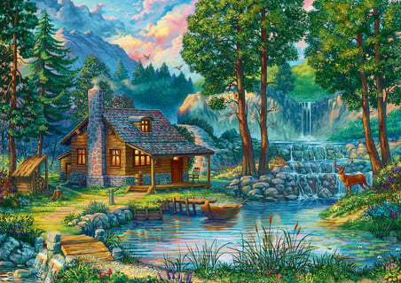 Art Puzzle Masal Evi 1000 Parça Puzzle