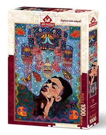 Art Portreler 1000 Parça Yetişkin Puzzle