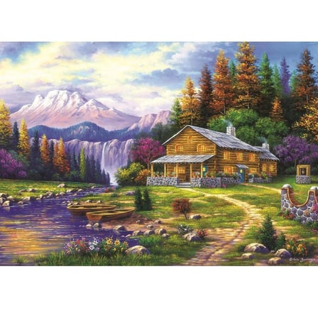 Art Puzzle Dağlarda Günbatımı 1000 Parça Puzzle