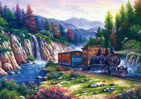 Art Puzzle Trenle Yolculuk 1000 Parça Puzzle