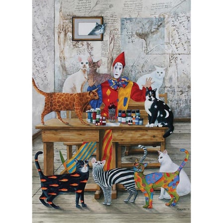 Art Puzzle Renkli Kediler 260 Parça Puzzle