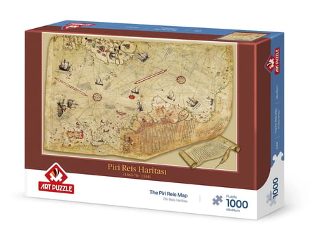 Art Haritalar 1000 Parça Yetişkin Puzzle