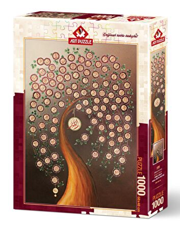 Art Din 1000 Parça Yetişkin Puzzle