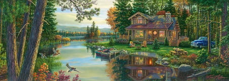 Art Puzzle Huzurun Resmi 1000 Parça Panorama Puzzle