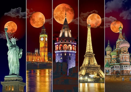 Art Puzzle Kanlı Ay 1500 Parça Puzzle