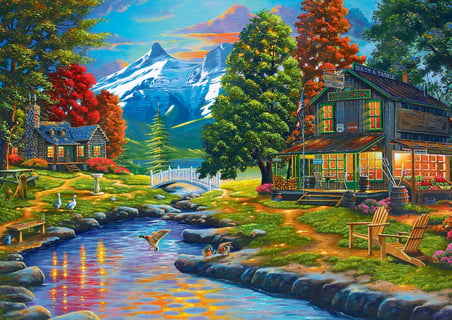 Art Puzzle İki Yaka Bir Orman 2000 Parça Puzzle