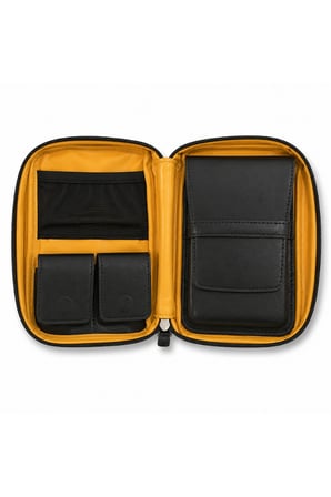 Firebird Siyah Deri Puro Taşıma Çantası & Seyahat Humidoru TRM5025