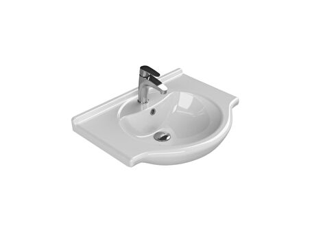 Cerastyle Turkuaz Nil Etajerli Lavabo 65 Cm