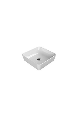 Cerastyle One Tezgah Üstü Lavabo 46*46 Cm (B.DELİKSİZ)