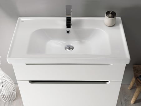 Cerastyle Turkuaz Frame Etajerli Lavabo 90X45 Cm