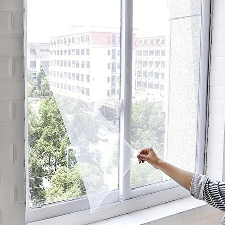 Yıkanabilir Sök Tak 130x150 cm Çift Kanat Sineklik 5 Adet 