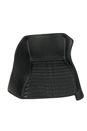 Bmw 3 Serisi G30 2018-2023 Siyah Havuzlu Dikişsiz (press) Deri Paspas