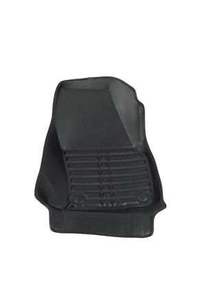 Audi Q3 2019-Günümüz Siyah Havuzlu Dikişsiz (press) Deri Paspas