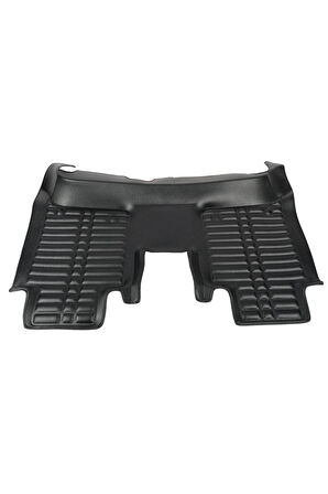 Range Rover Long Wheel Base 2013-2022 Siyah Havuzlu Dikişsiz (press) Deri Paspas