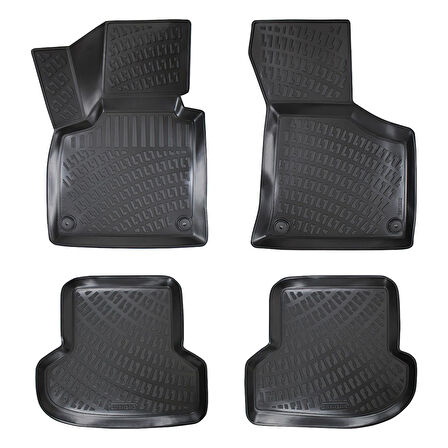 Rizline 3D Oto Paspas Siyah Renk Audi A3 2003 - 2013 ile uyumlu