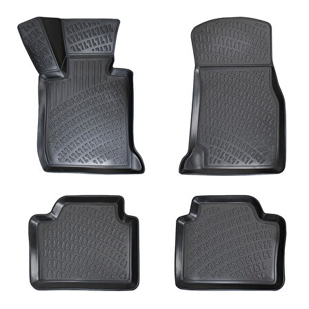 Rizline 3D Oto Paspas Siyah Renk BMW 4 Serisi F33 2013 - 2020 ile uyumlu