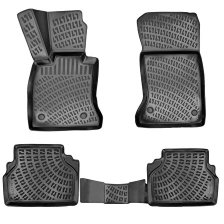 Rizline 3D Oto Paspas Siyah Renk BMW 5 Serisi E60 2003 - 2010 ile uyumlu