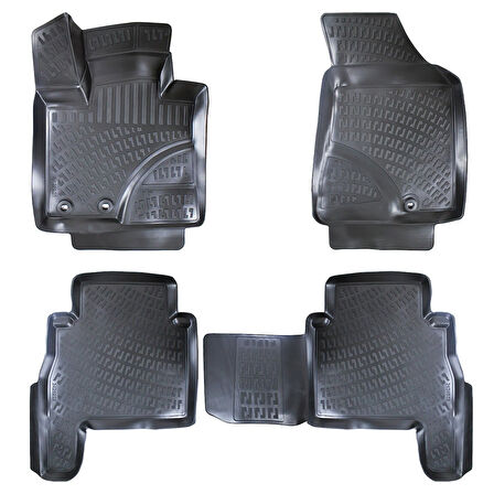 Rizline 3D Oto Paspas Siyah Renk Kia Sorento 2010 - 2015 ile uyumlu