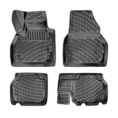 Rizline 3D Oto Paspas Siyah Renk Renault Kangoo 2007 - 2014 ile uyumlu