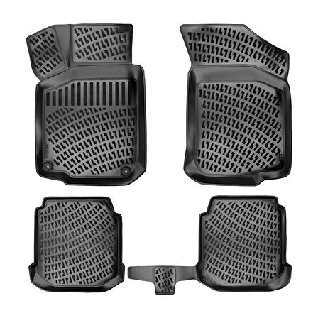 Rizline 3D Oto Paspas Siyah Renk Volkswagen Golf 41995 - 2005 ile uyumlu