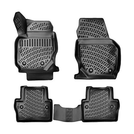 Rizline 3D Oto Paspas Siyah Renk Volvo S80 2006 - 2016 ile uyumlu