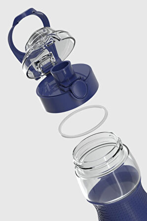 Renga Saga Silikon Detaylı 730 ml Tritan Matara 911033 Mavi