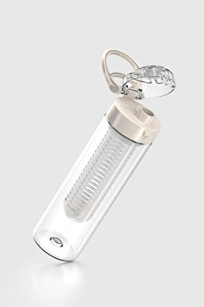 Renga Atlas Süzgeçli 630 ml Tritan Detoks Matara 911056 Bej