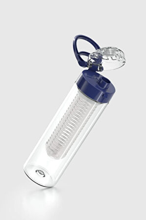 Renga Atlas Süzgeçli 630 ml Tritan Detoks Matara 911056 Mavi