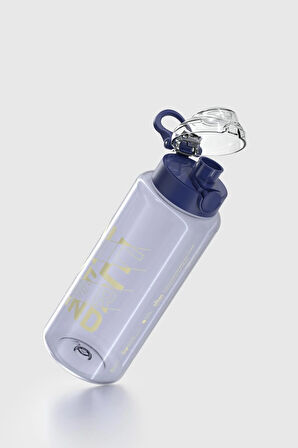Renga Saga Loop Yazı Desenli 1000 ml Tritan Matara 912138 Mavi