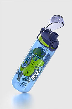 Renga Trego Desenli 630 ml Tritan Çocuk Matara 912171 Mavi