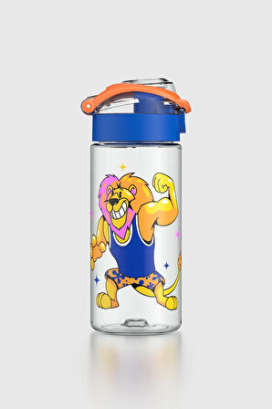 Renga Saga Desenli 500 ml Tritan Çocuk Matara 912014 Mavi