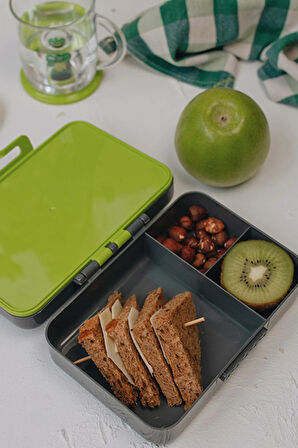 Renga Tondo Desenli PP Çocuk Beslenme Kabı 192008 Füme