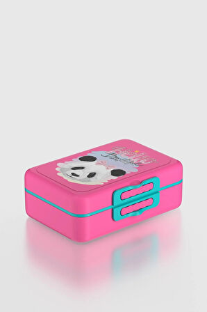 Renga Tondo Desenli PP Çocuk Beslenme Kabı 192008 Pembe