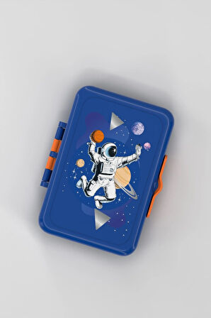 Renga Tondo Desenli PP Çocuk Beslenme Kabı 192008 Mavi