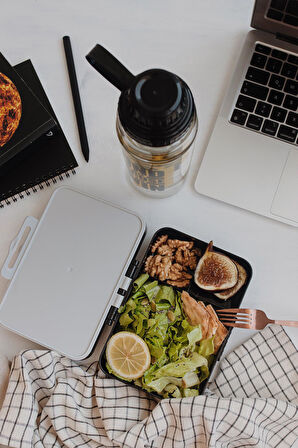 Renga Tondo Urban Desenli PP Beslenme Kabı 192012 Siyah