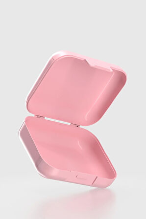 Renga Oxo Desenli PP Çocuk Beslenme Kabı 192015 Pembe