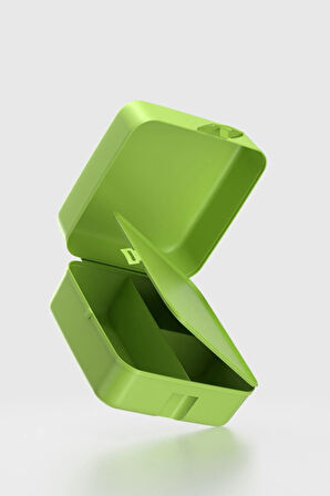 Renga Leya Kral Şakir Desenli PP Çocuk Beslenme Kabı 222052 Yeşil