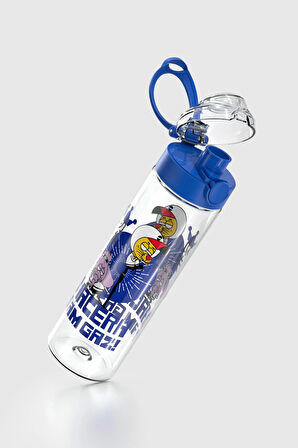 Renga Saga Kral Şakir Desenli 630 ml Tritan Çocuk Matara 222030 Mavi