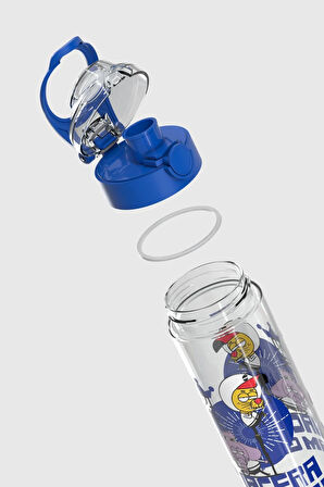 Renga Saga Kral Şakir Desenli 630 ml Tritan Çocuk Matara 222030 Mavi