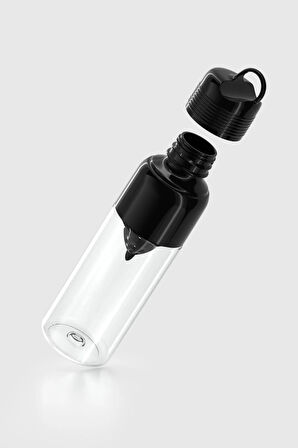 Renga Moon 600 ml Tritan Sıkacaklı Detoks Matara 911028 Siyah
