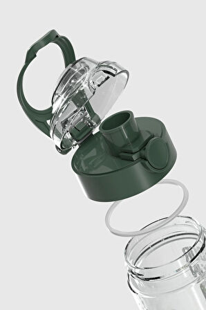 Renga Saga Desenli 630 ml Tritan Matara 912057 Yeşil