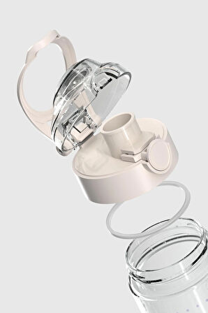 Renga Saga Desenli 630 ml Tritan Matara 912057 Bej