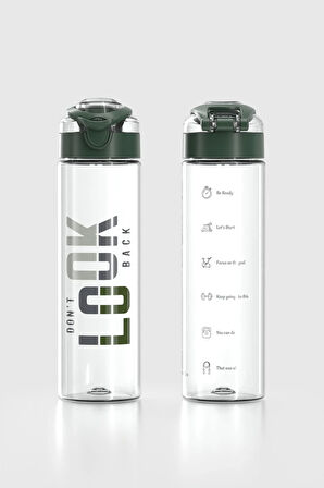 Renga Saga Desenli 630 ml Tritan Matara 912065 Yeşil